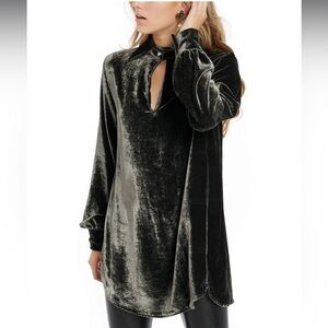 Frederica Tosi Made In Italy Luxury Velvet Tunic